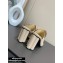 Louis Vuitton Heel 10cm Dauphine Indiana Mules Beige 2020