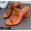 Louis Vuitton Heel 10cm Dauphine Indiana Mules Brown 2020