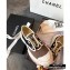 Chanel Zip Vintage Canvas Low-top Sneakers Coffee 2020