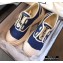 Chanel Zip Vintage Canvas Low-top Sneakers Blue 2020