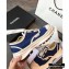 Chanel Zip Vintage Canvas Low-top Sneakers Blue 2020