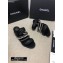 Chanel Heel 4.5cm Lambskin Chain and Pearl Mules Black 2020