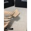 Chanel Heel 4.5cm Lambskin Chain and Pearl Mules Beige 2020