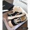 Chanel Zip Vintage Canvas Low-top Sneakers Black 2020