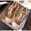 Chanel Zip Vintage Canvas Low-top Sneakers Brown 2020