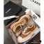 Chanel Zip Vintage Canvas Low-top Sneakers Brown 2020