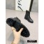Balmain Leather Ranger Romy Ankle Boots Quilted Black 2020