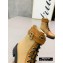 Balmain Leather Ranger Romy Ankle Boots Fabric Khaki 2020