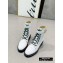 Balmain Leather Ranger Romy Ankle Boots White 2020