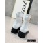 Balmain Leather Ranger Romy Ankle Boots White 2020