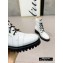 Balmain Leather Ranger Romy Ankle Boots White 2020