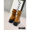 Balmain Leather Ranger Romy Ankle Boots Khaki 2020