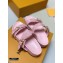 Louis Vuitton Bom Dia Flat Mules Denim Pink 2020