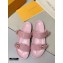 Louis Vuitton Bom Dia Flat Mules Denim Pink 2020