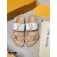 Louis Vuitton Bom Dia Flat Mules White/Beige 2020