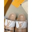Louis Vuitton Bom Dia Flat Mules White/Beige 2020