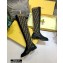 Fendi Thigh-High Boots Black/FF Logo 2020