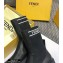 Fendi Leather Biker Ankle Boots Black 2020