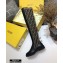 Fendi Thigh-High Boots Black/FF Logo 2020