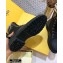 Fendi Leather Lace-up Biker Ankle Boots Black 2020