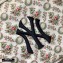 Gucci Medium Backpack Bag 536724 NY Patch Flower Print