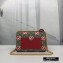 Gucci Small Padlock Shoulder Bag 409487 GG Apple Print 2020