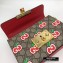 Gucci Small Padlock Shoulder Bag 409487 GG Apple Print 2020