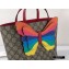 Gucci Children's GG Tote Bag 550768 with Rainbow Butterfly
