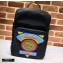 Gucci Medium Backpack Bag 536724 80s Patch Black