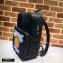 Gucci Medium Backpack Bag 536724 80s Patch Black