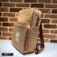 Gucci Medium Backpack Bag 536724 NY Patch GG Canvas
