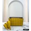Fendi Leather Medium Baguette Interlace Bag Yellow 2020