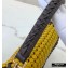Fendi Leather Medium Baguette Interlace Bag Yellow 2020