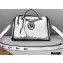 Fendi White Leather Printed By The Way Medium Boston Bag 2020