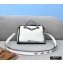 Fendi White Leather Printed By The Way Medium Boston Bag 2020