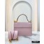 Fendi Leather Kan I F Medium Bag Pink