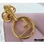 Fendi Leather Kan I F Medium Bag Pink