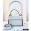 Fendi Leather Kan I F Medium Bag White/Black