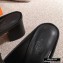 Hermes Heel Blossom Mules Black With Iconic Buckle