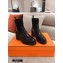 Hermes Heel Ankle Boots Black 2020