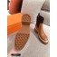 Hermes Heel Ankle Boots Brown 2020