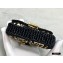 Fendi Raffia FF Nano Baguette Bag Charm Black 2020