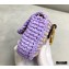 Fendi Raffia FF Nano Baguette Bag Charm Lilac 2020