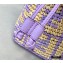 Fendi Raffia FF Mon Tresor Mini Bucket Bag Lilac 2020