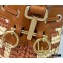 Fendi Raffia FF Mon Tresor Mini Bucket Bag Brown 2020