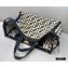 Fendi Raffia FF Medium Peekaboo X-Tote Bag Black 2020