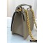 Fendi Leather Kan I F Mini Bag Etoupe