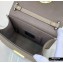 Fendi Leather Kan I F Mini Bag Etoupe