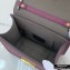 Fendi Leather Kan I F Mini Bag Burgundy