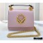 Fendi Leather Kan I F Mini Bag Pink